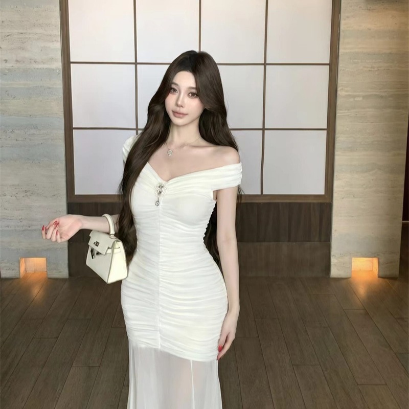 Pure Desire Off-Shoulder Bodycon Long Dress 2026 Summer Sexy Women's - Image 5