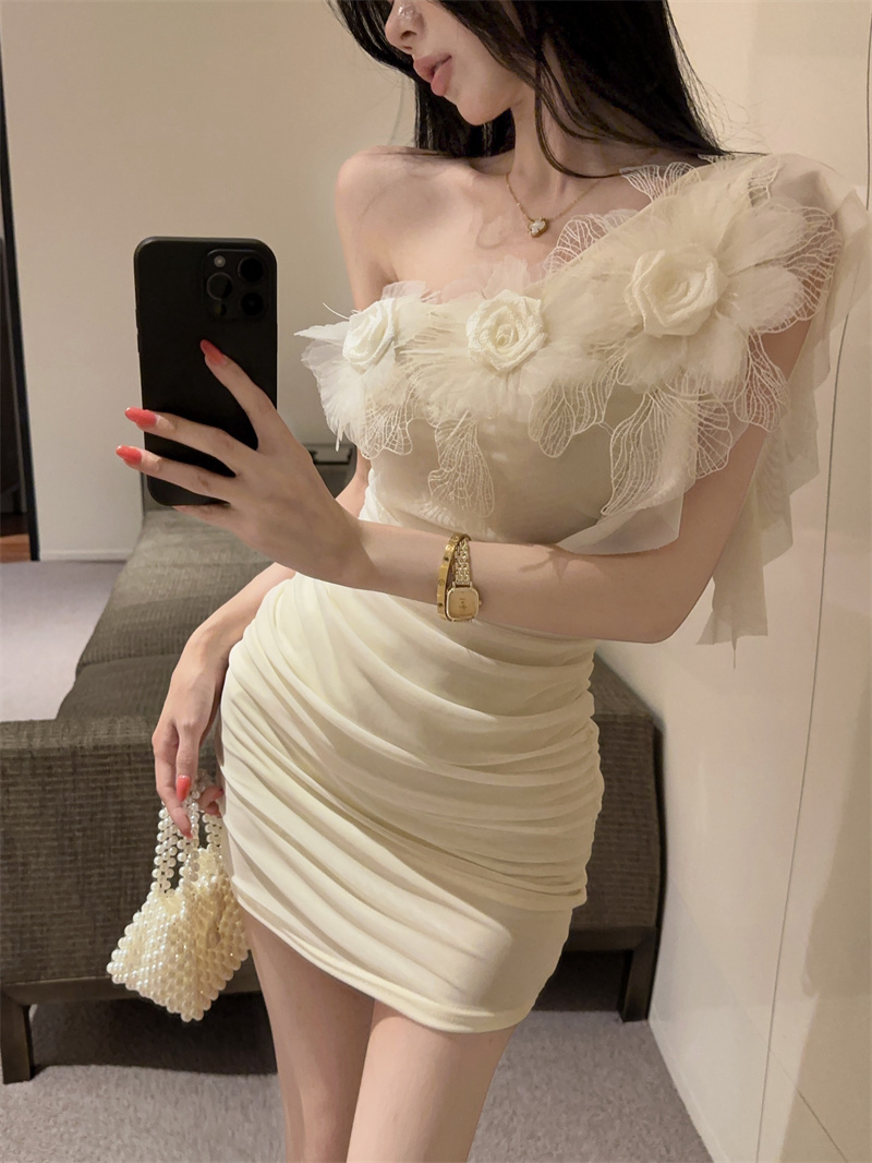 Pure Desire Style Floral Bodycon Mini Dress for Women